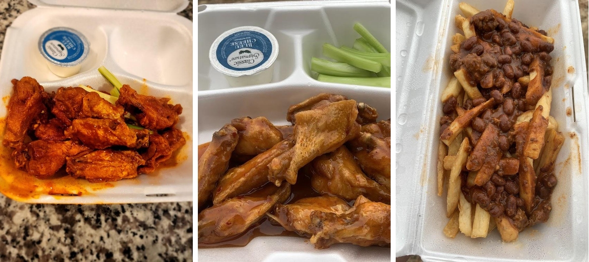 Wings on Wheels Menu